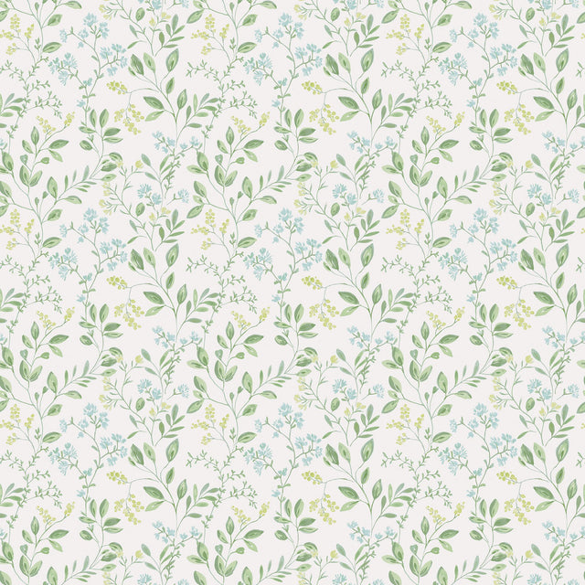 Galerie G45457 Green Spring leaf trail - Eade's Wallpaper