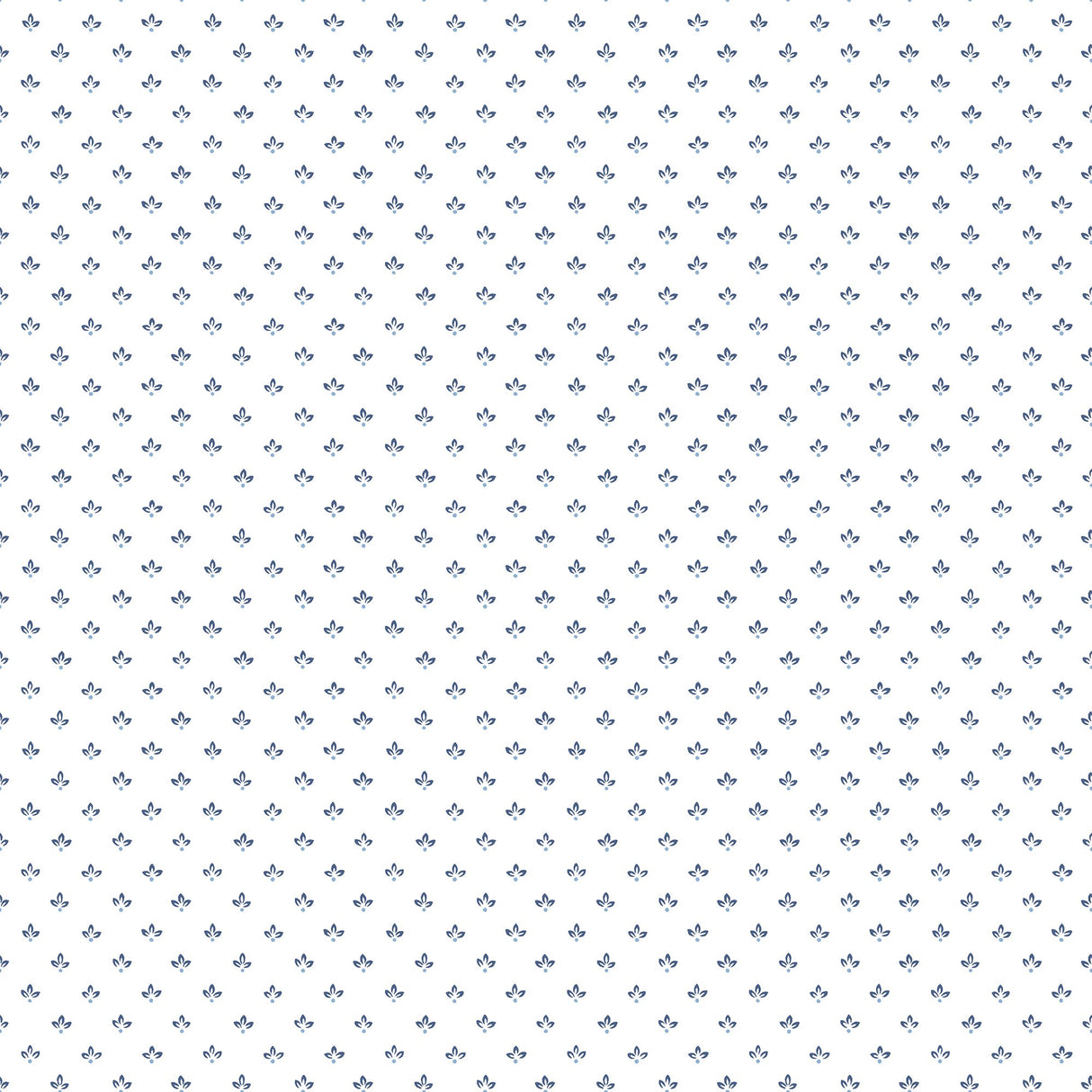 Galerie G45462 Blue Tri Leaf - Eade's Wallpaper