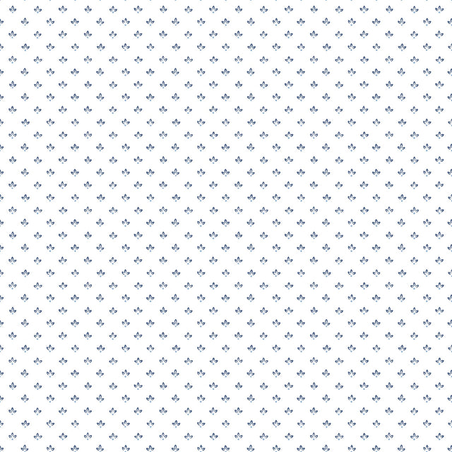 Galerie G45462 Blue Tri Leaf - Eade's Wallpaper