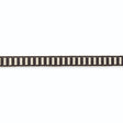 Schumacher G500-13 CLAUDINE SILK GIMP 1/2" in OBSIDIAN/PEWTE