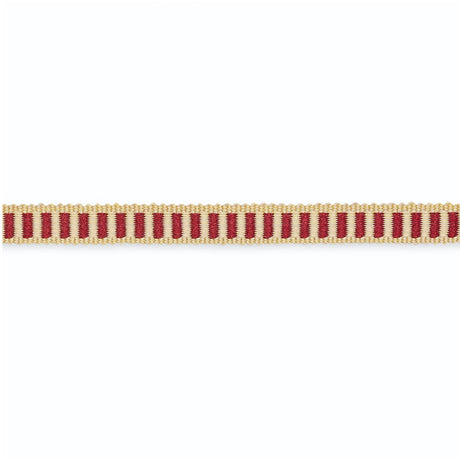 Schumacher G500-3 CLAUDINE COTTON GIMP in CLARET/ANTIQUE GOL