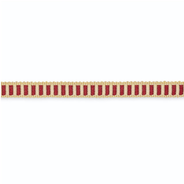 Schumacher G500-3 CLAUDINE COTTON GIMP in CLARET/ANTIQUE GOL
