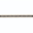 Schumacher G500-4 CLAUDINE COTTON GIMP in SNOW/OBSIDIAN Trim