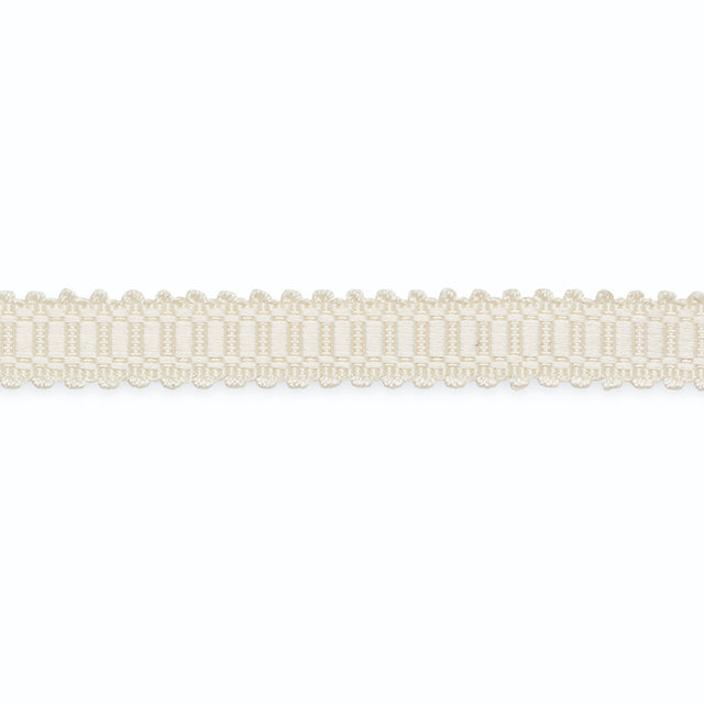 Schumacher G524-1 MIKAYLA GIMP SILK W/PICOT 3/4" in BLANC Tr