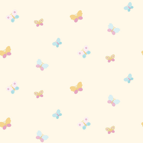 Galerie G56007 Cream Butterflies - Eade's Wallpaper