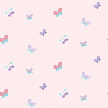 Galerie G56008 Pink Butterflies - Eade's Wallpaper
