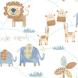 Galerie G56022 Blue Jungle Friends - Eade's Wallpaper