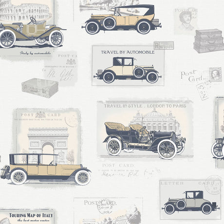 Galerie G56136 Silver Grey Cars - Eade's Wallpaper