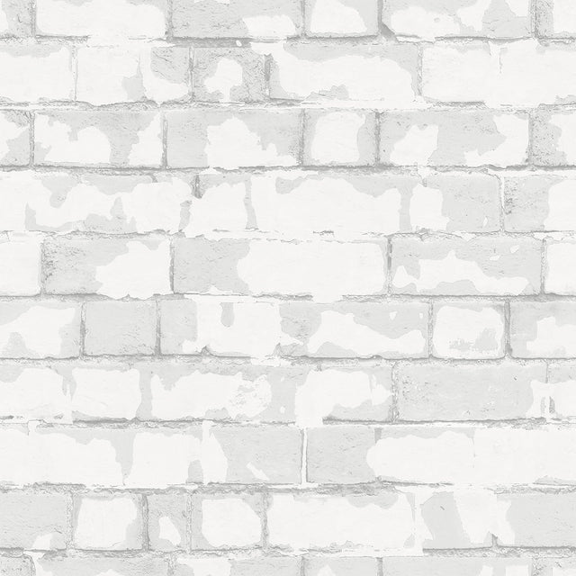 Galerie G56212 Silver Grey Brick wall - Eade's Wallpaper