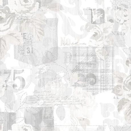 Galerie G56262 Cream Floral Rose - Eade's Wallpaper