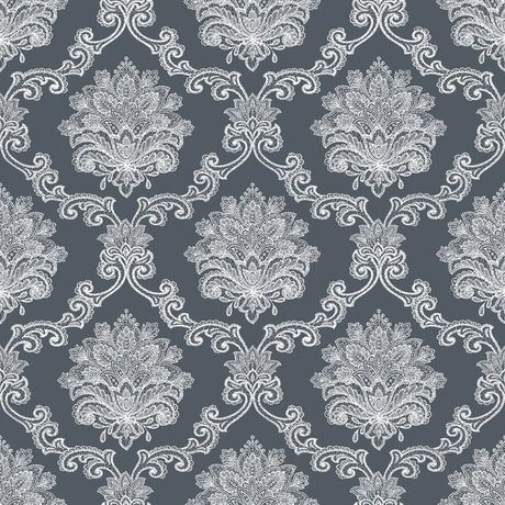 Galerie G56274 Black Damask - Eade's Wallpaper
