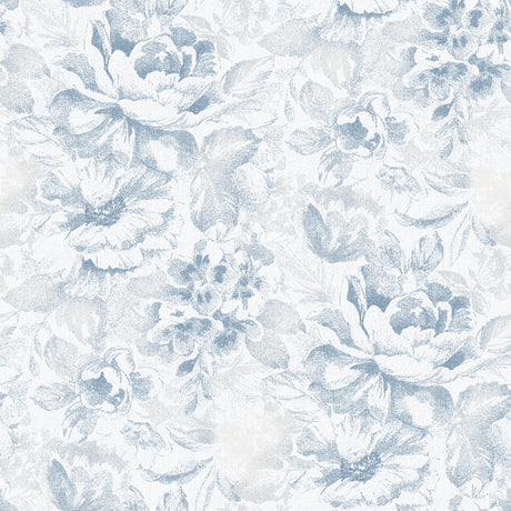 Galerie G56303 Blue Floral - Eade's Wallpaper