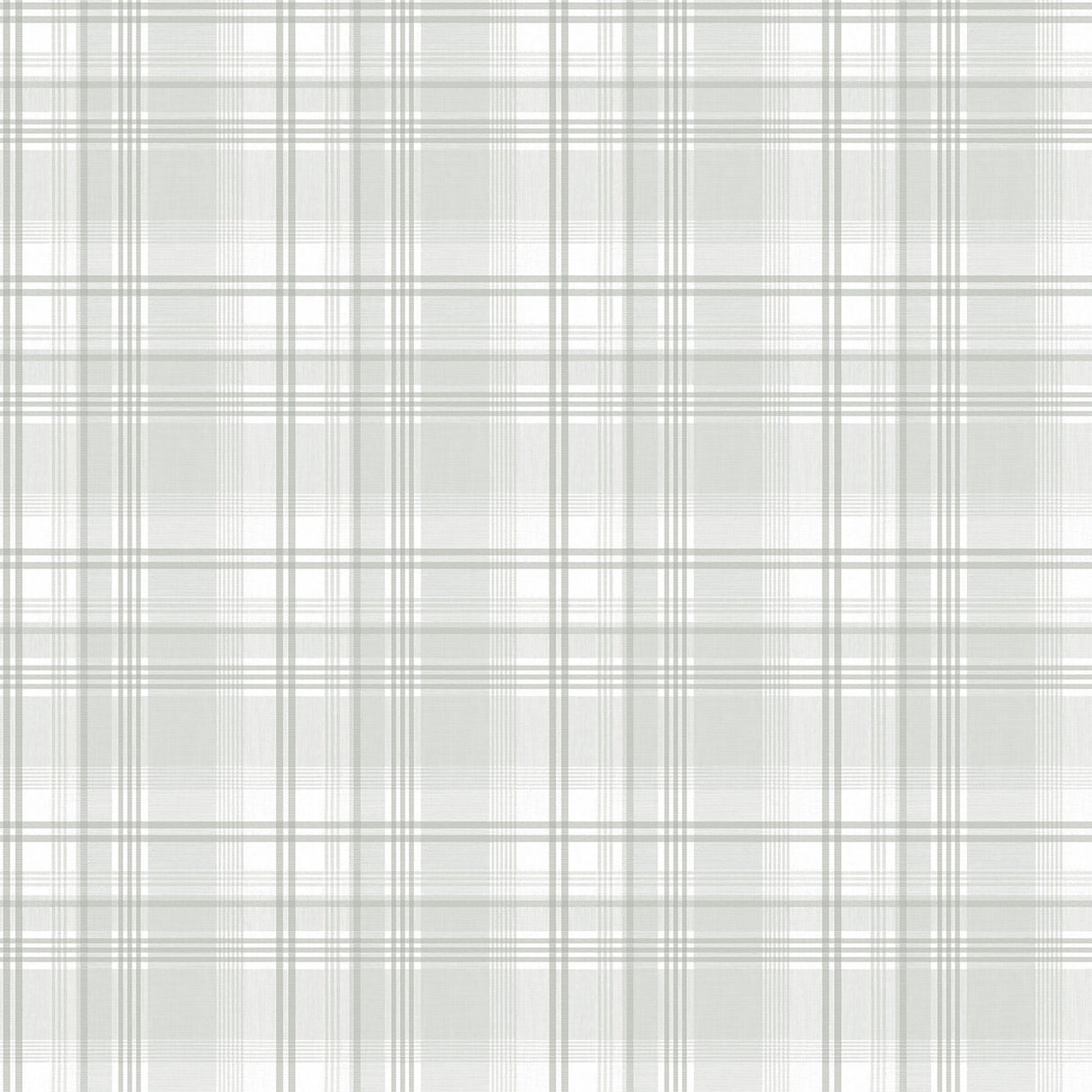 Galerie G56307 Silver Grey Check Plaid - Eade's Wallpaper