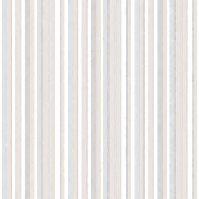 Galerie G56501 Beige Multi-color Stripe - Eade's Wallpaper