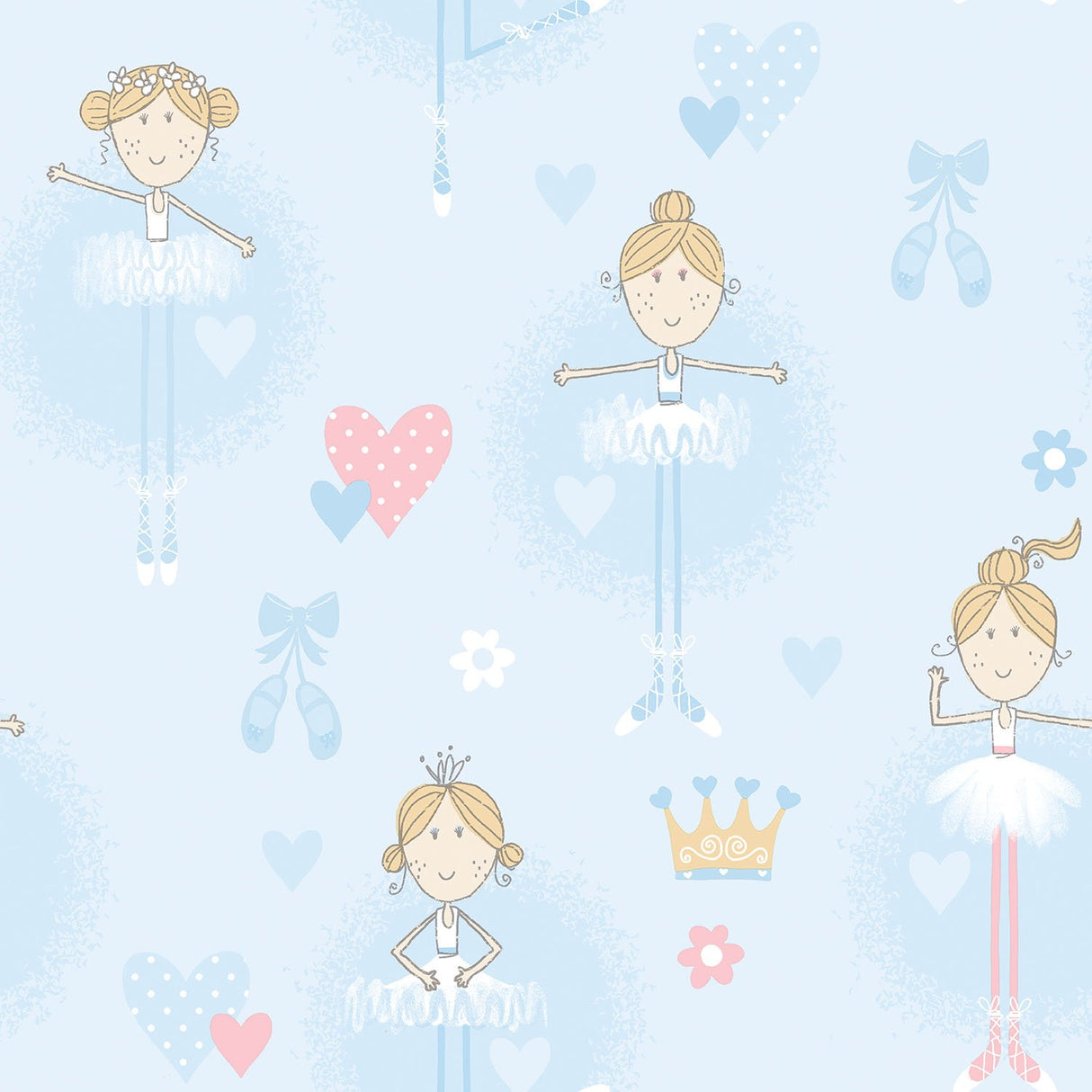 Galerie G56506 Blue Ballerina - Eade's Wallpaper