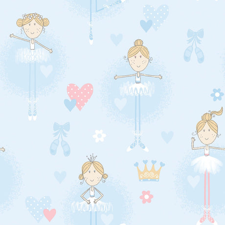 Galerie G56506 Blue Ballerina - Eade's Wallpaper