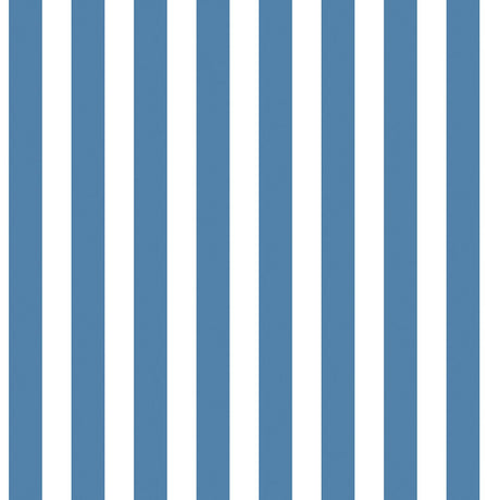 Galerie G56516 Blue Medium Stripe - Eade's Wallpaper