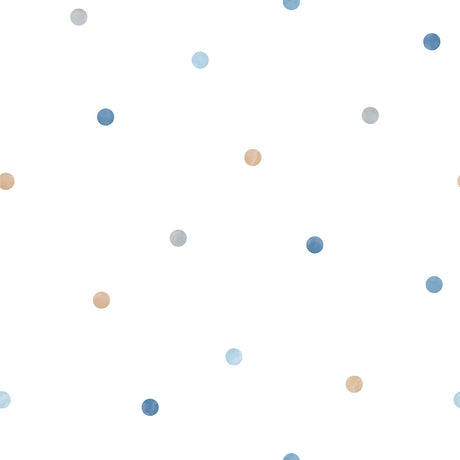 Galerie G56520 Blue Small Polka Dots - Eade's Wallpaper