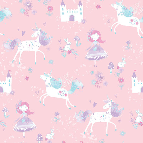 Galerie G56523 Pink Unicorn - Eade's Wallpaper