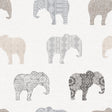 Galerie G56527 Silver Grey Elephants - Eade's Wallpaper