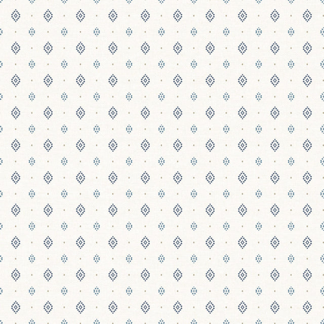 Galerie G56531 Blue Geometric Diamond - Eade's Wallpaper