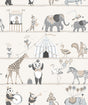 Galerie G56547 Beige Circus Animals - Eade's Wallpaper
