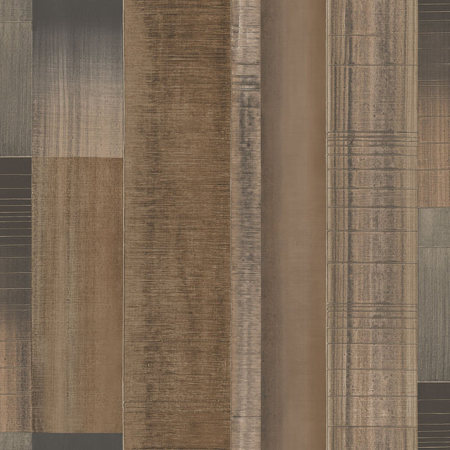 Galerie G56572 Bronze Brown Agen Stripe - Eade's Wallpaper