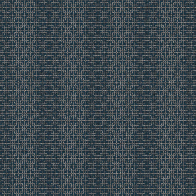 Galerie G56600 Blue Greek Key Texture - Eade's Wallpaper