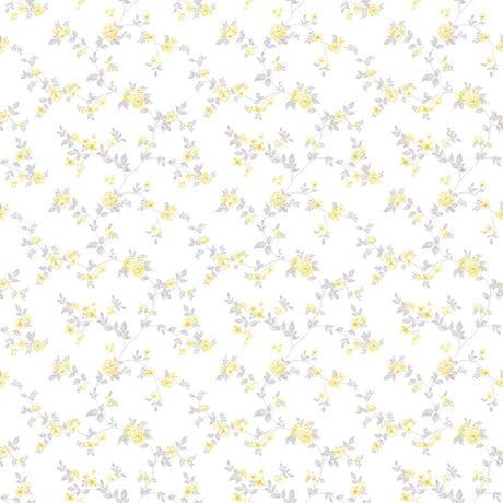 Galerie G56650 Yellow Delicate Floral - Eade's Wallpaper