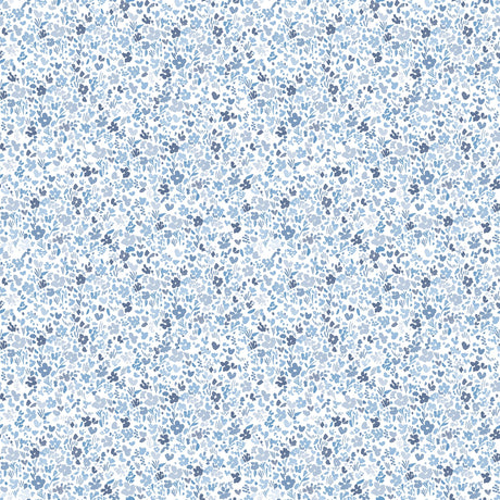 Galerie G56668 Blue Mini Mod Floral - Eade's Wallpaper
