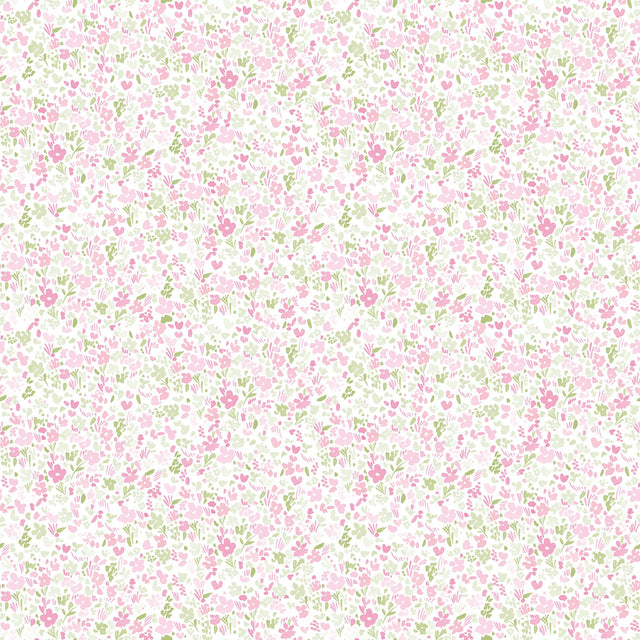 Galerie G56669 Pink Mini Mod Floral - Eade's Wallpaper