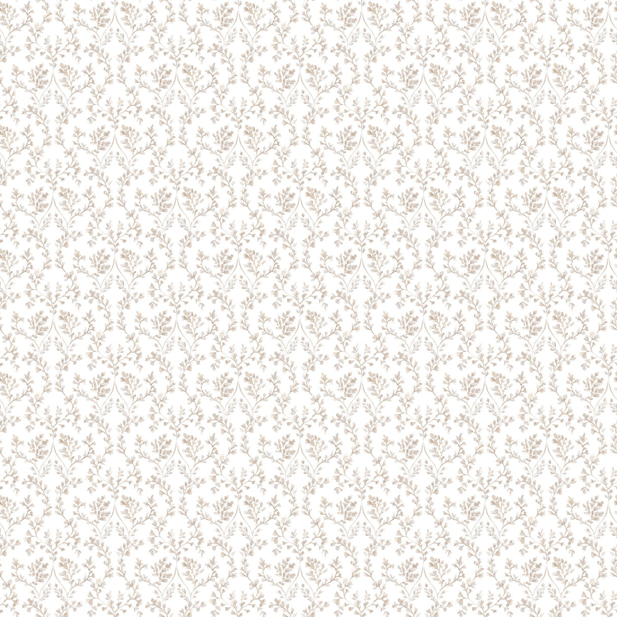 Galerie G56682 Bronze Brown Ogee Floral - Eade's Wallpaper