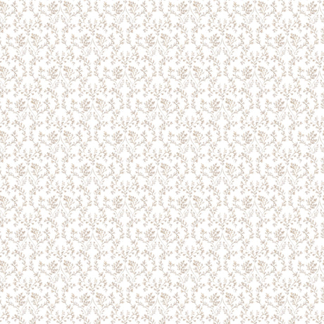 Galerie G56682 Bronze Brown Ogee Floral - Eade's Wallpaper