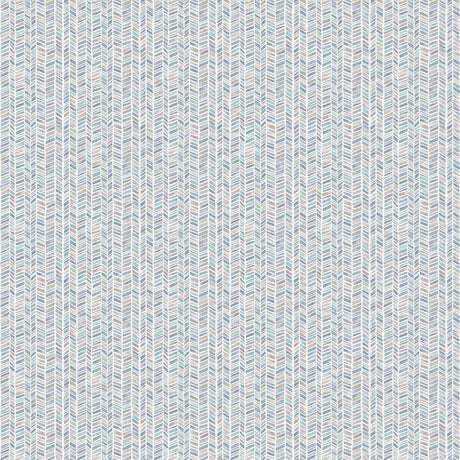 Galerie G56695 Blue Stained Glass Stripe - Eade's Wallpaper