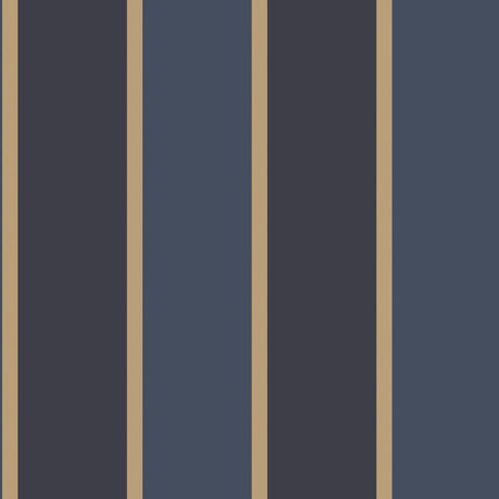 Galerie G67545 Blue Formal Stripe - Eade's Wallpaper