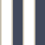 Galerie G67550 Blue Formal Stripe - Eade's Wallpaper
