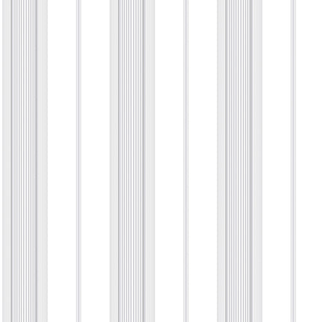 Galerie G67576 Silver Grey Slim Stripe - Eade's Wallpaper