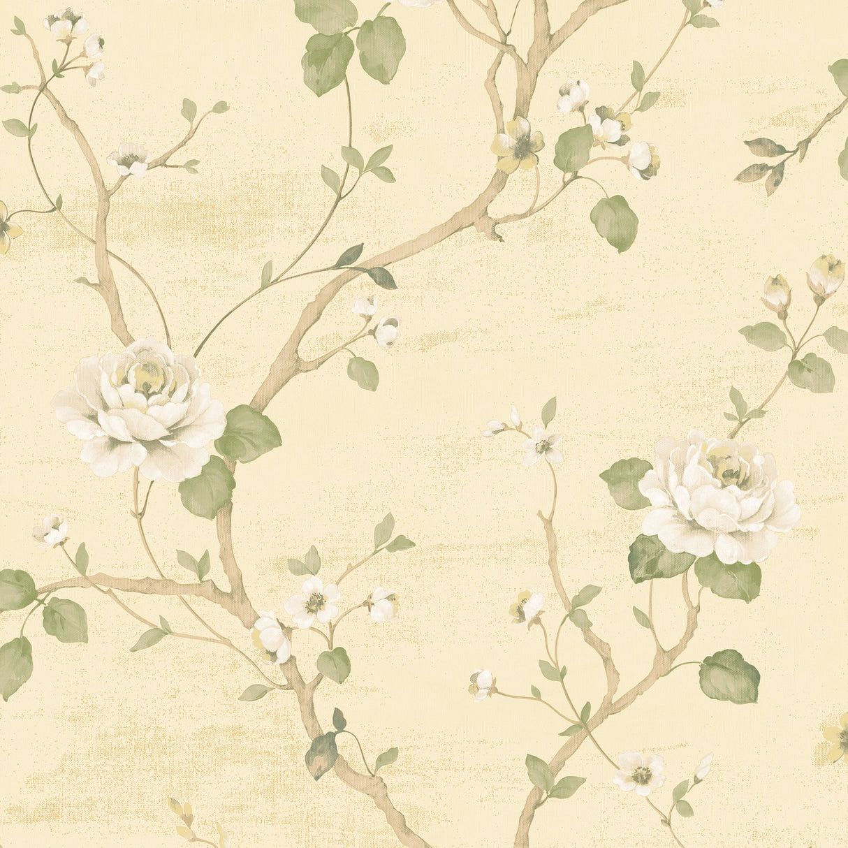 Galerie G67602 Beige Floral Vine - Eade's Wallpaper
