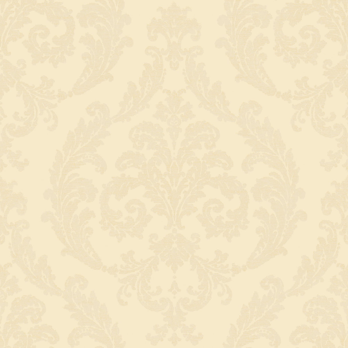 Galerie G67607 Cream Silk Damask - Eade's Wallpaper
