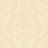 Galerie G67607 Cream Silk Damask - Eade's Wallpaper