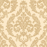 Galerie G67608 Gold Silk Damask - Eade's Wallpaper
