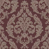 Galerie G67611 Red Silk Damask - Eade's Wallpaper