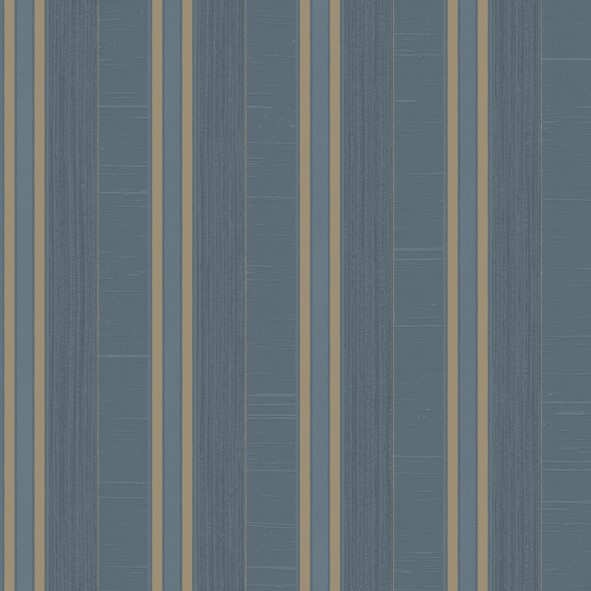 Galerie G67628 Blue Silk Stripe - Eade's Wallpaper