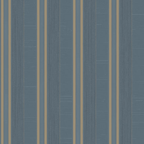 Galerie G67628 Blue Silk Stripe - Eade's Wallpaper