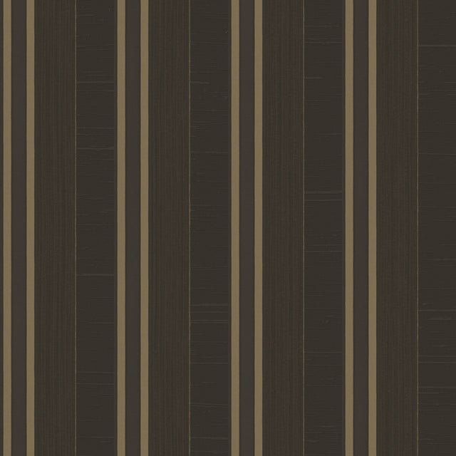 Galerie G67629 Bronze Brown Silk Stripe - Eade's Wallpaper