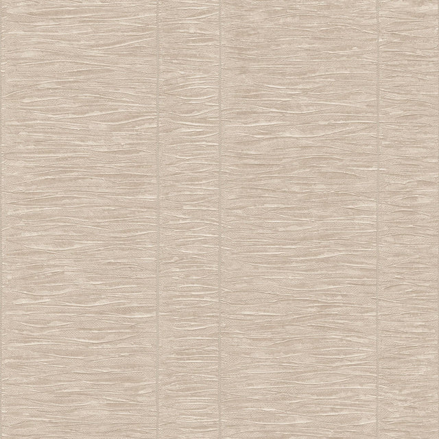 Galerie G67638 Cream Pleated Stripe - Eade's Wallpaper