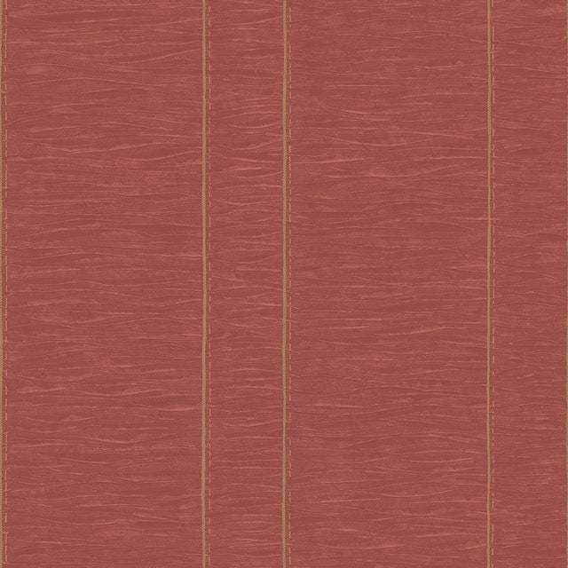 Galerie G67643 Red Pleated Stripe - Eade's Wallpaper