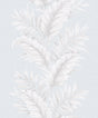 Galerie G67646 Silver Grey Fern Stripe - Eade's Wallpaper