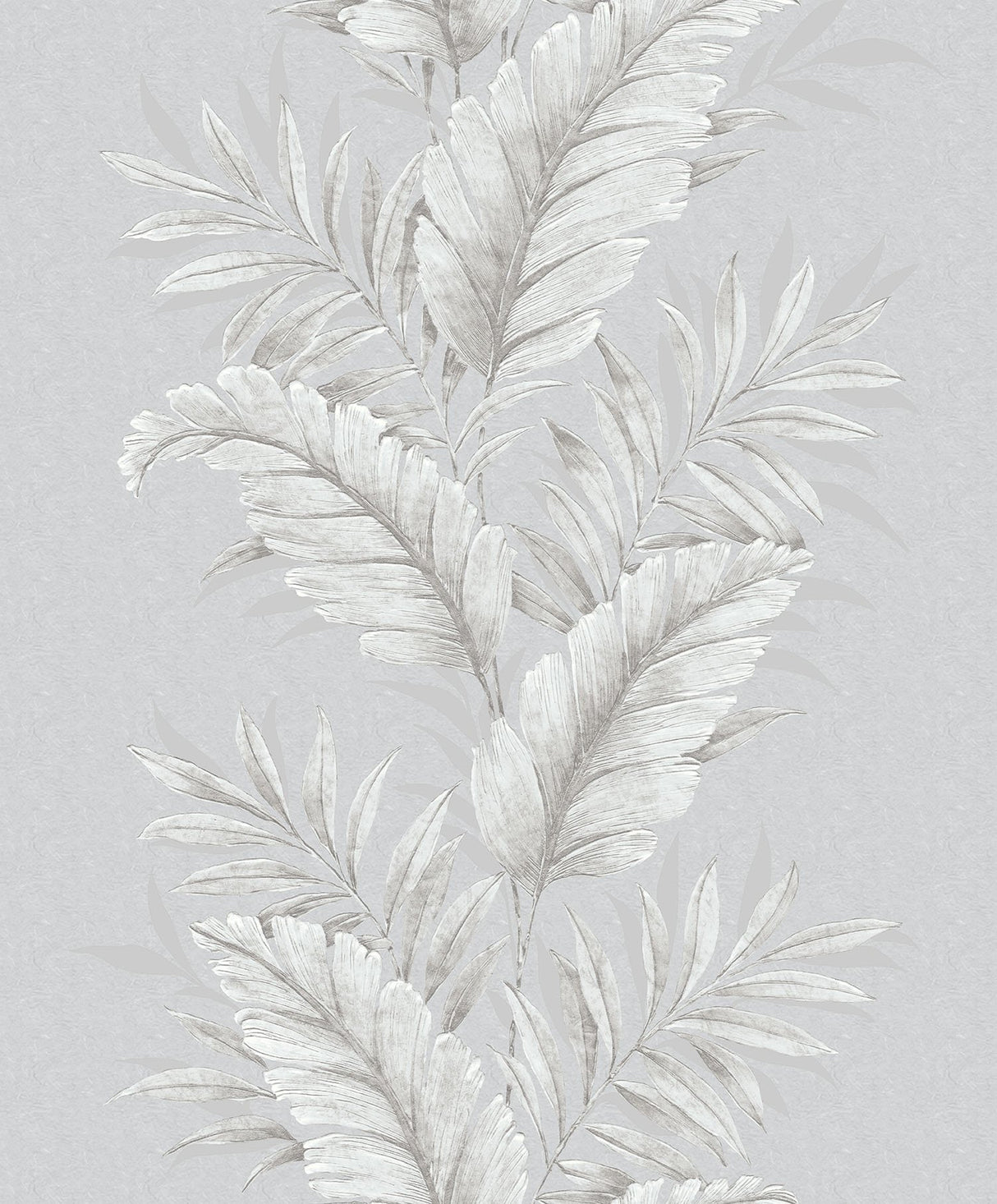 Galerie G67648 Silver Grey Fern Stripe - Eade's Wallpaper