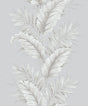Galerie G67648 Silver Grey Fern Stripe - Eade's Wallpaper